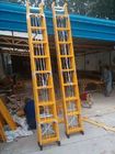 8m FRP الألياف الزجاجية تمديد سلم البناء برج أدوات Erction