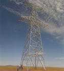 برج خط الطاقة الفولاذي المجلفن الساخن Q345 Q235
