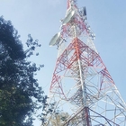 برج شبكي صلب 76 م يدعم الاتصالات السلكية واللاسلكية GSM