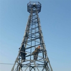 نقل الإشارة Q345B Q235B زاوية برج الاتصالات الفولاذية