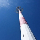 برج الهوائي الصلب المجلفن أحادي القطب للاتصالات