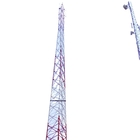 3 أرجل زاوية 330KV برج الاتصالات السلكية واللاسلكية مع تراجع الساخنة بين قوسين المجلفن
