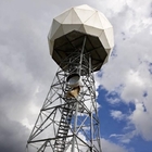 110KV هوائي برج الاتصالات السلكية واللاسلكية هيكل رادار الصلب الزاوي المجلفن