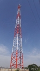 3leg 4leg الاتصالات السلكية واللاسلكية برج الصلب الزاوي المجلفن Sst 49m