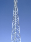 أنبوبي الاتصالات السلكية واللاسلكية برج الصلب تراجع الساخنة المجلفن Q355