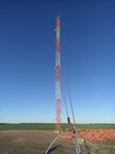 Q355 تراجع الساخنة الصلب المجلفن برج للاتصالات