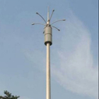 برج الاتصالات الأحادي Q345 الصلب المجلفن بالغمس الساخن