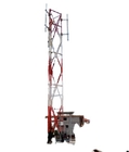 برج Q345 Q235 الصلب على السطح للاتصالات السلكية واللاسلكية المجلفن بالغمس الساخن