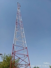 برج هوائي أنبوبي للاتصالات بزاوية من الصلب المجلفن مع أقواس
