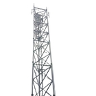 برج أنبوبي فولاذي مجلفن بالغمس الساخن للاتصالات