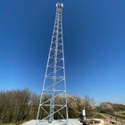 برج الاتصالات الفولاذية الأنبوبي بالغمس الساخن المجلفن بارتفاع 15 متر