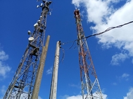 خط النقل برج الاتصالات الصلب الأنبوبي لموقع البناء