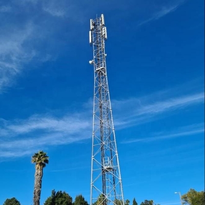الاتصالات السلكية واللاسلكية 3 برج أنبوبي أرجل تراجع الساخنة Glavanzied الصلب