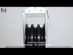 خط نقل النيوبرين مبطن بالنيوبرين بلوك التوتير ذو الموصل الثلاثي