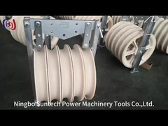 660mm Nylone Sheaves الطيار سلك حبل كوندور التوتير بكرة بلوك