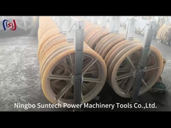 916mm ACSR MC نايلون سلك موصل حبل التوتير كتل البكرة