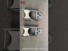 80mm كابل موصل هوائي بكرة التوتير بكرة للخط العلوي