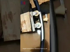 عجلة الكابل الأرضية الزاوية ثلاثية العجلة 10KN لعمل بناء خطوط الإرسال