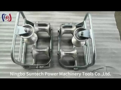 عجلات سحب الكابلات ثلاثية الزاوية 140 مم مع عجلات سبيكة الألومنيوم