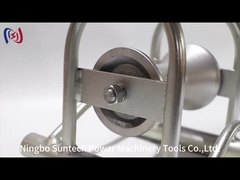 صدمة المقاومة للأسلاك تحت الأرض سحب عجلة مع نايلون الألومنيوم شيف