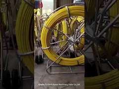 هندسة الطاقة قضيب مجرى كابل الألياف الزجاجية 13 مم قابل للتتبع