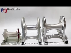 بكرة كابل التأريض المستقيم من سبائك الألومنيوم ISO، بكرة كابل فولاذية