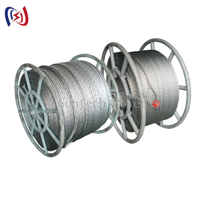 جودة  Transmission Line Anti Twisting Braided Galvanised Conductor Steel Pilot Wire Rope مصنع