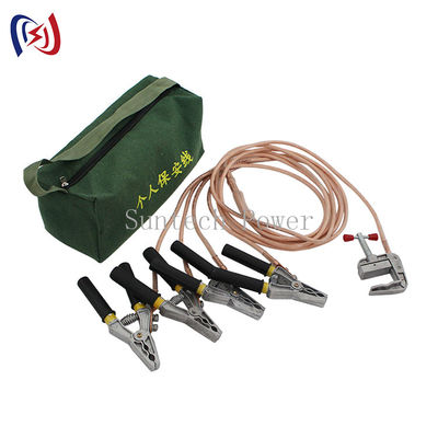 جودة  Three phase 25mm Plug Construction Earth Wire Personal Grounding Wire Safety Tools مصنع