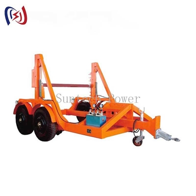 جودة  Heavy Duty Cable Reel Trailer 20T Capacity for Industrial Transport مصنع