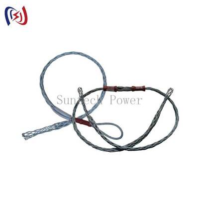 جودة  High Tensile Steel Conductor Mesh Sock Joints for Uniform Pressure Distribution and Temporary Dead-End Applications مصنع