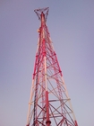 ISO 1461 ASTM A123 HDG أنبوبي الاتصالات السلكية واللاسلكية برج