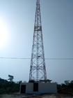 110KV هوائي برج الاتصالات السلكية واللاسلكية هيكل رادار الصلب الزاوي المجلفن