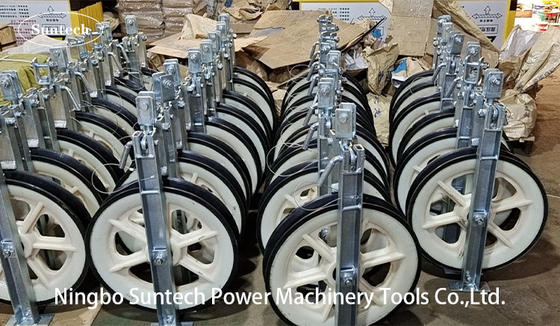 MC Nylon Wheels توتير كتل بكرة التوتير مع إطار فولاذي مجلفن