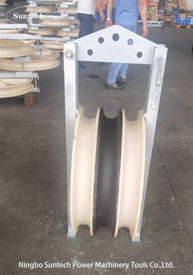 80kN OD 660mm نايلون شيف مدير الكتل لخط النقل