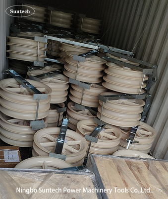 916mm ACSR MC نايلون سلك موصل حبل التوتير كتل البكرة