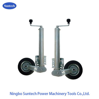 6 ″ 350kg المطاط الصلب يختتم عجلة الفارس لمقطورة صندوق
