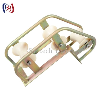 Pithead Telecom Cable Guide Roller 3 Block لمواد مانهول نايلون