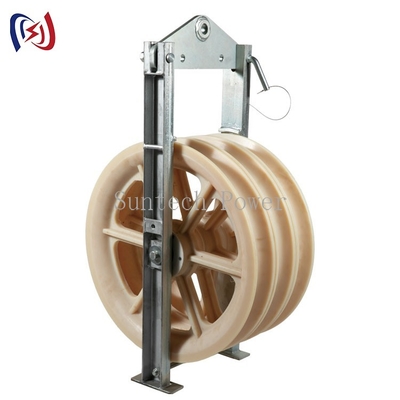 660x100mm الإطار الصلب المجلفن النايلون الحزم التوتير موصل بكرة كتلة