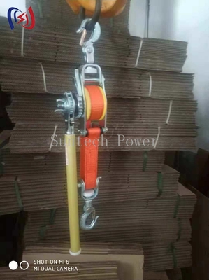 الجهد العالي العازل العازل الحماية الديولكتريكية حتى 15kV بناء النايلون غير الموصل للحفاظ على الخط المباشر