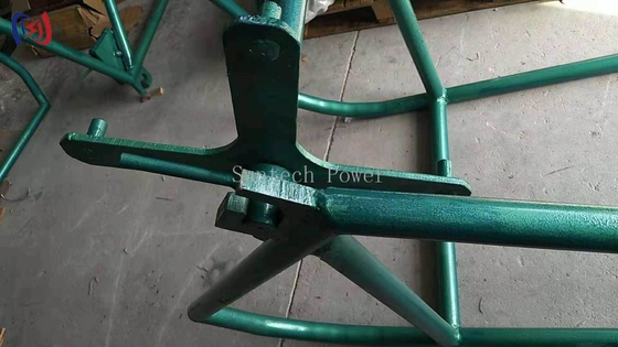 بكرة حبل وحامل، هيكل فولاذي شديد التحمل لإدارة الحبال الصناعية