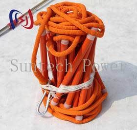 سلم حبل معزول للعمل الكهربائي الحي 100kV الديليكتريك