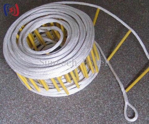 سلم حبل معزول للعمل الكهربائي الحي 100kV الديليكتريك