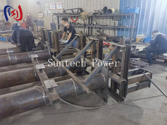 علبة كابلات الأنابيب الفولاذية المهنية مع إدارة الكابلات المنظمة البناء القوي وضمان السلامة لدعم خطوط الطاقة