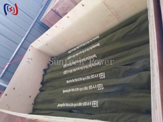 عصا التبديل المعزولة عالية الجهد مع 10-500kv الجهد المسموح به 3-8M الطول الإجمالي و 3-4 عدد عقدة للتبديل الكهربائي الآمن