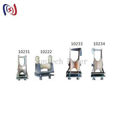 بكرة سحب موصل عالي التوتر مع بكرة نايلون وأبعاد بكرة مخصصة لتطبيقات خطوط الطاقة الهوائية