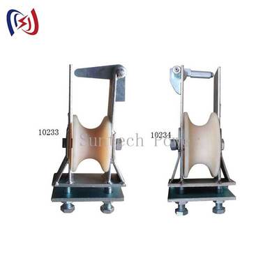 بكرة سحب موصل عالي التوتر مع بكرة نايلون وأبعاد بكرة مخصصة لتطبيقات خطوط الطاقة الهوائية