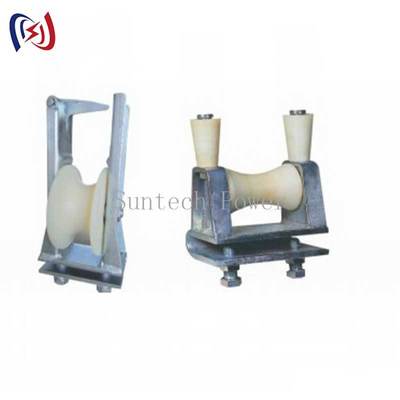 بكرة سحب موصل عالي التوتر مع بكرة نايلون وأبعاد بكرة مخصصة لتطبيقات خطوط الطاقة الهوائية