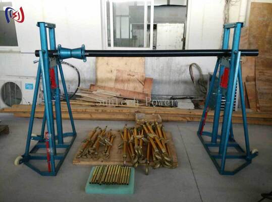 موقف للكابلات الهيدروليكية الثقيلة مع الحمل المسموح به 50KN لرفع كابلات الطاقة الكبيرة دون جهد