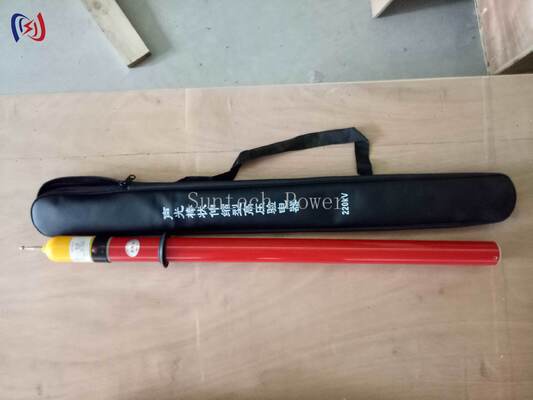 الكتروسكوب عالي الجهد لاختبار الخط المباشر مع 10-500KV الجهد المسموح به والعمل دون اتصال لإشارة واضحة للجهد