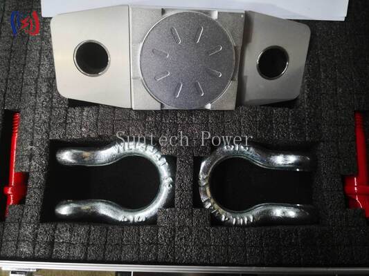 مقياس دينامومتر إلكتروني عالي الدقة بسعة اختبار قصوى 20 طن وتسجيل بيانات في الوقت الفعلي لقياس الشد بدقة